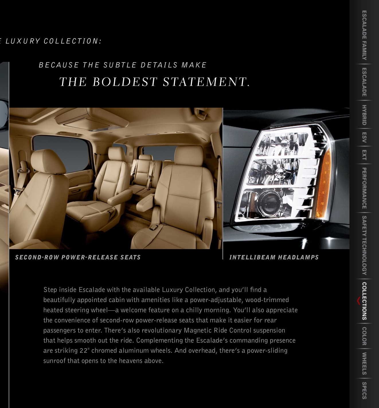 2013 Cadillac Escalade Brochure Page 25